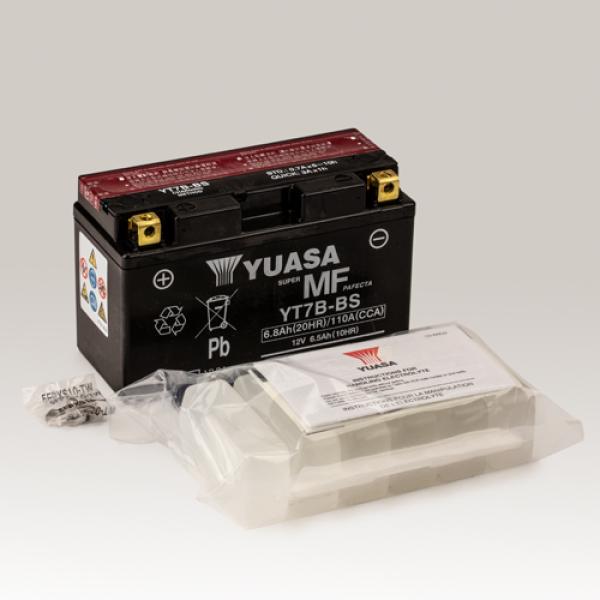 Batterie 12V-6,5AH, Yuasa, Rebuild mit Säurepack, ab 2015